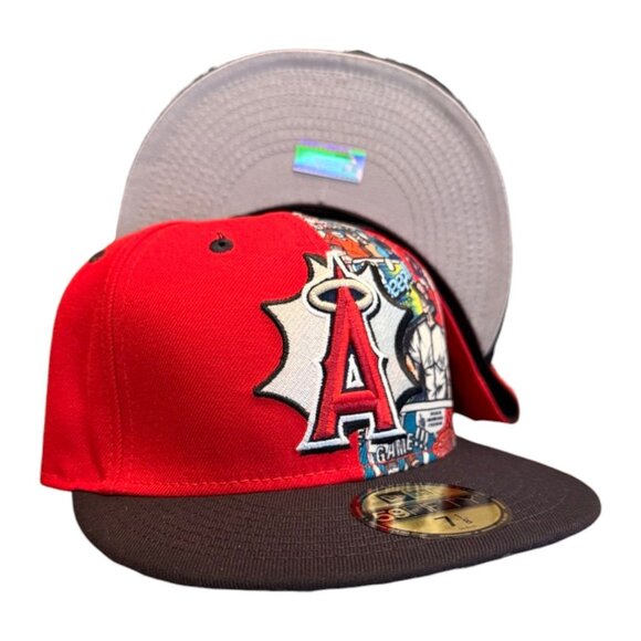 New Era Anaheim Angels Diamond Hero Edition 59FIFTY Fitted Hat Cap - Picture 1 of 9